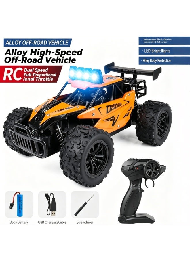High-Speed 20 Km/H Remote Control Truck, Enhanced Headlights, Usb Charging. The Perfect Gift For Christmas, Halloween, And Thanksgiving. - Image 1