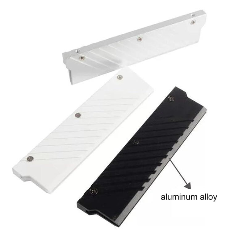 مشتت حرارة GOWENIC DDR5، مبرد RAM من سبائك الألومنيوم مع ملصق تبديد الحرارة لوحدة ذاكرة DDR5 لنظام تبريد المياه للكمبيوتر (أسود) - Image 3