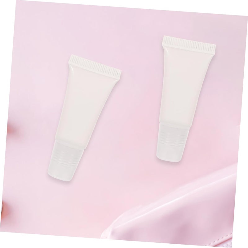 10Pcs Clear Lip Gloss Tubes Mini Cosmetic Containers for Lip Balm Lotion and Cleanser for DIY Lipstick and Personal Care Products - Image 2