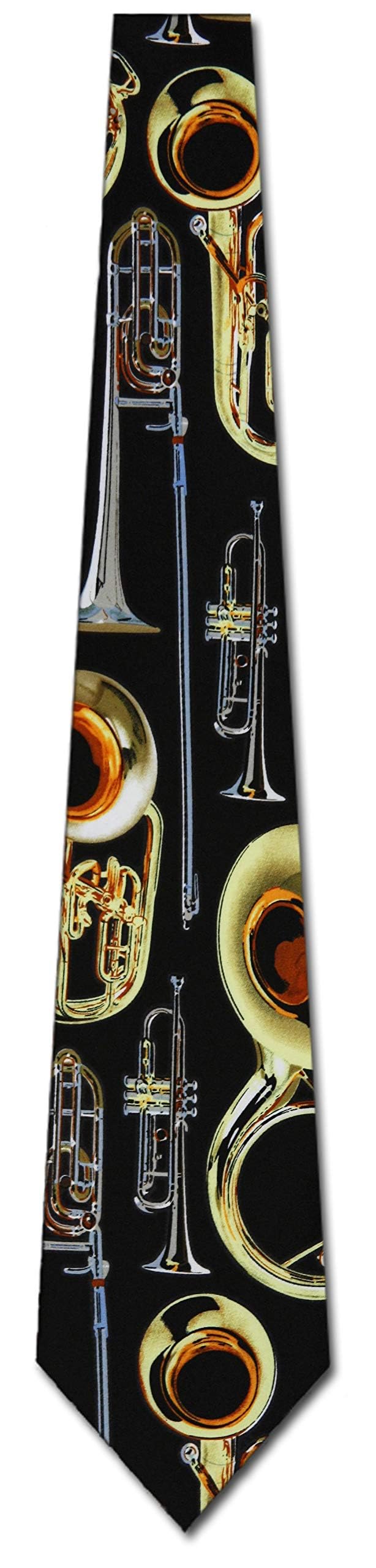 Three Rooker Brass Instruments Tie Mens Necktie - Image 4