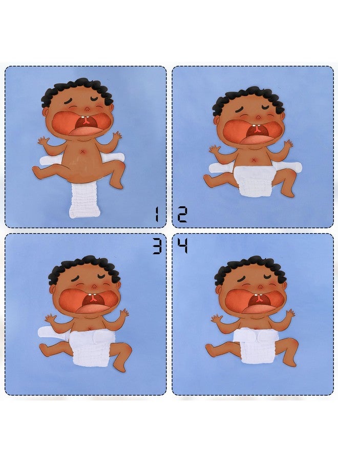 Max Shape 6 Pack Wearable Cotton Cloth Dipper Pants for Baby Girls and Boys,Adjustable Cotton Diaper 13 Layers for Baby 0-3month Wearable Style - Image 5