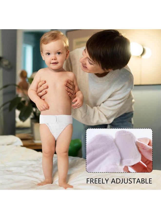 Max Shape 6 Pack Wearable Cotton Cloth Dipper Pants for Baby Girls and Boys,Adjustable Cotton Diaper 13 Layers for Baby 0-3month Wearable Style - Image 3