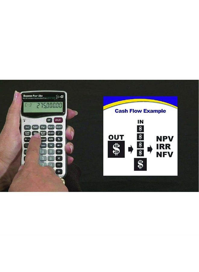 Calculated Industries 3430 Qualifier Plus IIIfx Advanced Real Estate Mortgage Finance Calculator | Clearly-Labeled Keys | Buyer Pre-Qualifying | Payments, Amortizations, ARMs, Combos, FHA/VA, More - Image 5
