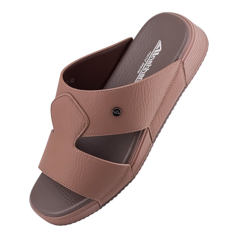 إيت صندل عربي يدوي الصنع للرجال من AET | شبشب رجالي خارجي | شبشب مفتوح من الأمام للاستخدام اليومي | جلد عربي أصلي مع ابزيم| تصميم عربي جديد | نعل داخلي مختلف اللون| مريح وخفيف الوزن - Image 3