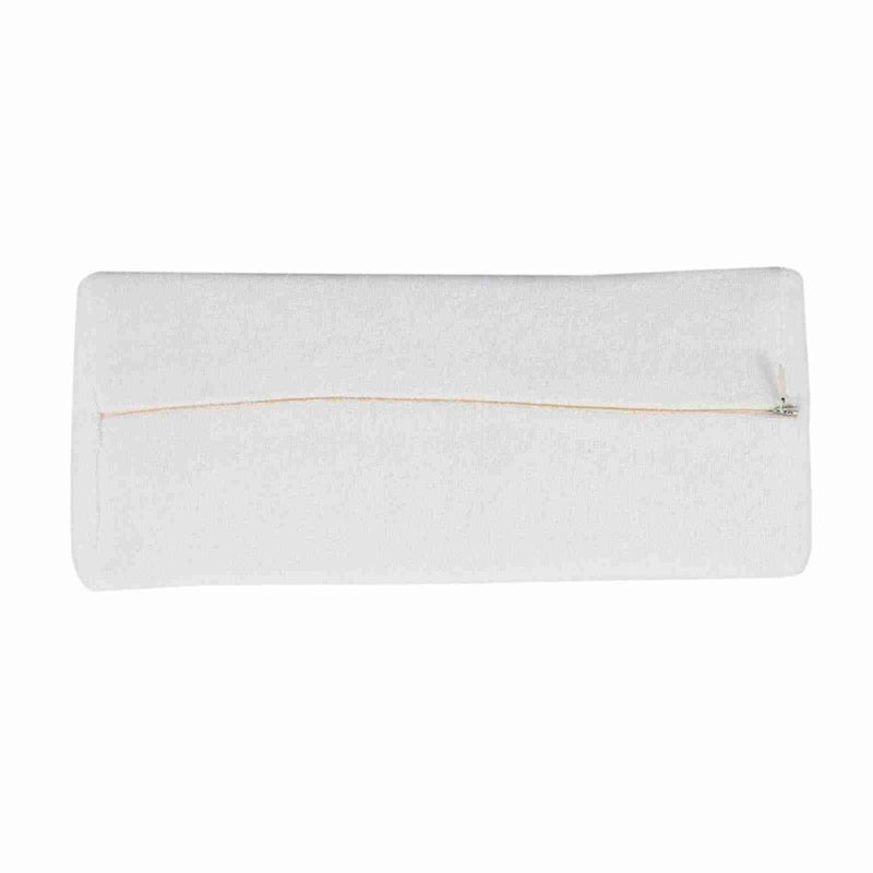 Manicure Pillow: White Soft Plush & Sponge Hand Rest Cushion - Detachable Washable Cover Compact Lightweight Hand Cushion for Nail Salon, Nail Artist and Home Use - Image 1