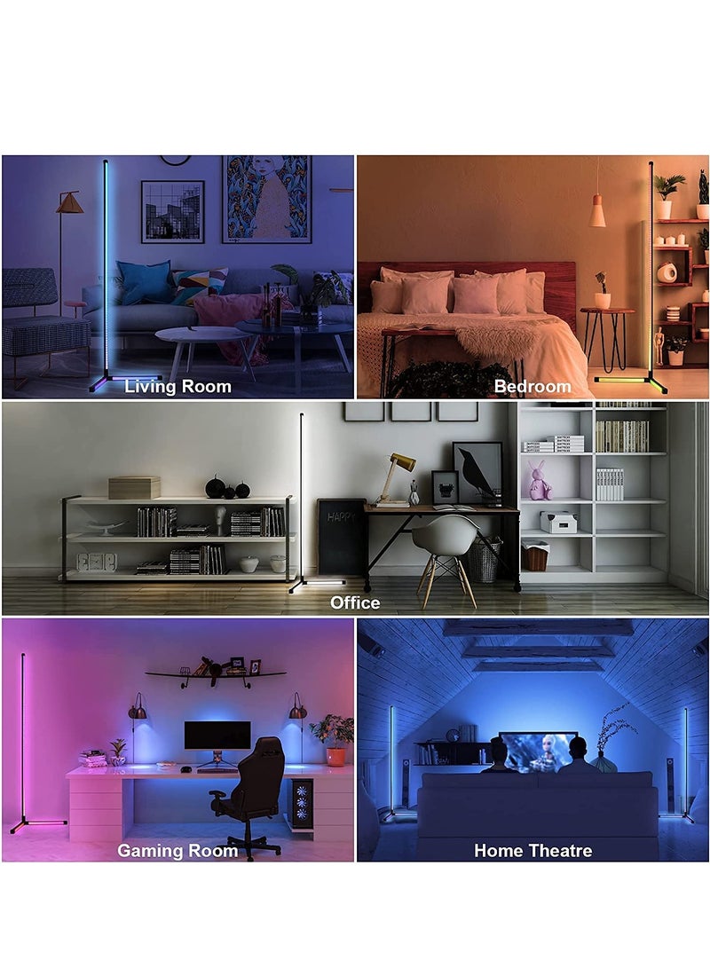 RGB Colour Changing Corner Lamp and Standing Light with Smart Remote Control and Designed Application - Image 4
