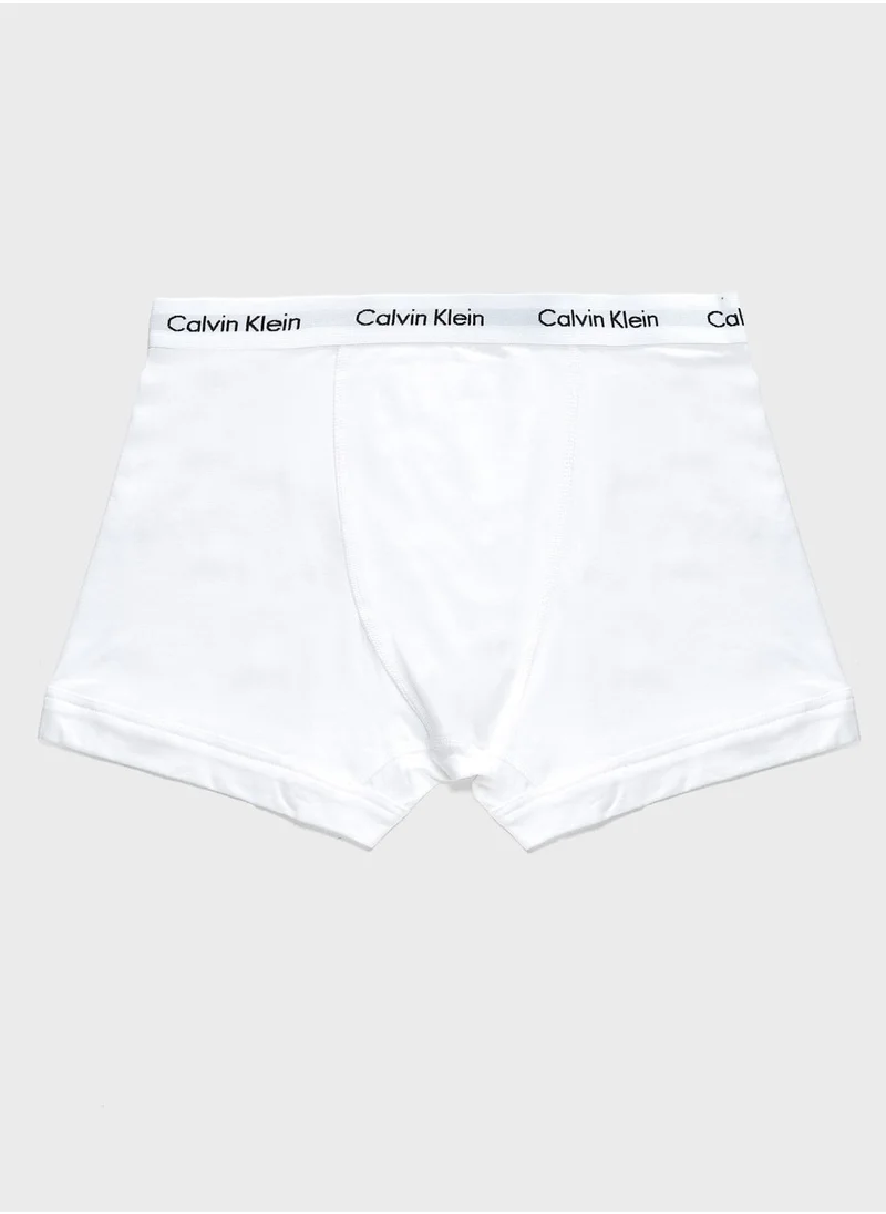 CALVIN KLEIN 3 Pack Logo Waist Trunks