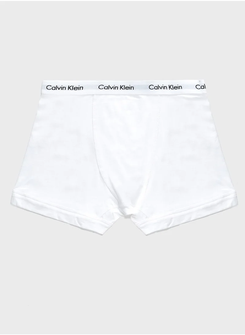 CALVIN KLEIN 3 Pack Logo Waist Trunks