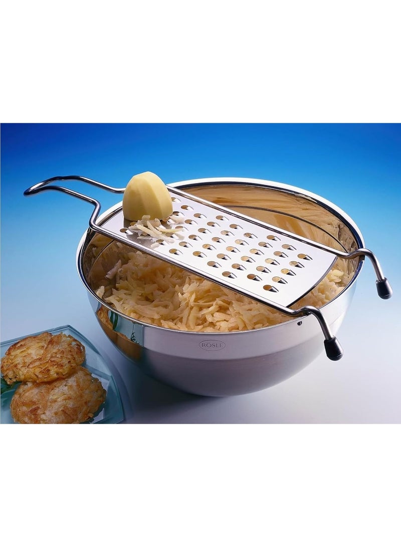 Rosle 95022 Stainless Steel Wire Handle Hand Held Coarse Grater 16.5 Inch - Image 3