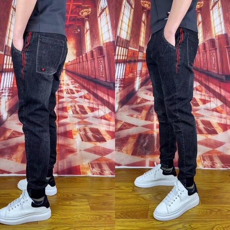 Unisex Classic Denim Jeans Loose Fit Daily Outdoor Wear - Image 1