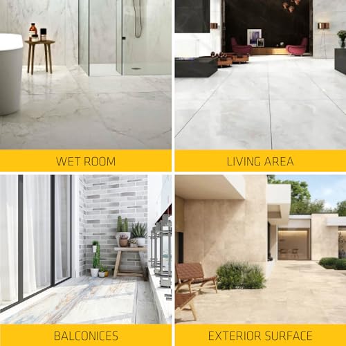 SIKA – Tile levellers – SikaTile Leveller Wedges – Ensures Proper Levelling During Tile Installation – Floors and Walls – Easy to use – Yellow - Image 5