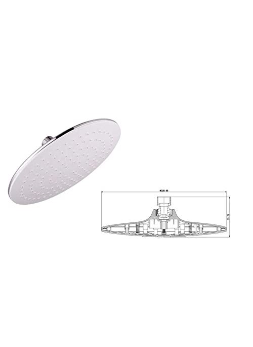 AGMECO Agmeco Auto Cleaning Overhead Shower Sphere with 450mm Brass Shower Arm  - Image 2