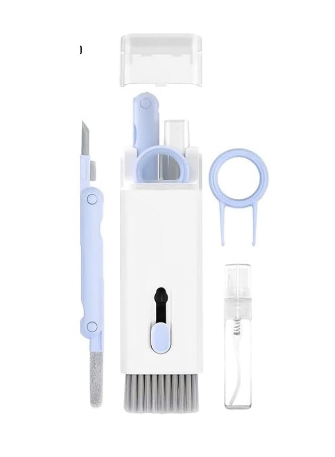 Generic 7 in 1 Electronics Cleaning Kit for AirPods Pro, iPhone, iPad, iPod, MacBook, Multifunctional for Keyboard, Cell Phone, Computer, Laptop, Monitor, Earphone, Tablet, TV, Blue, by ZIWAN  - Image 1