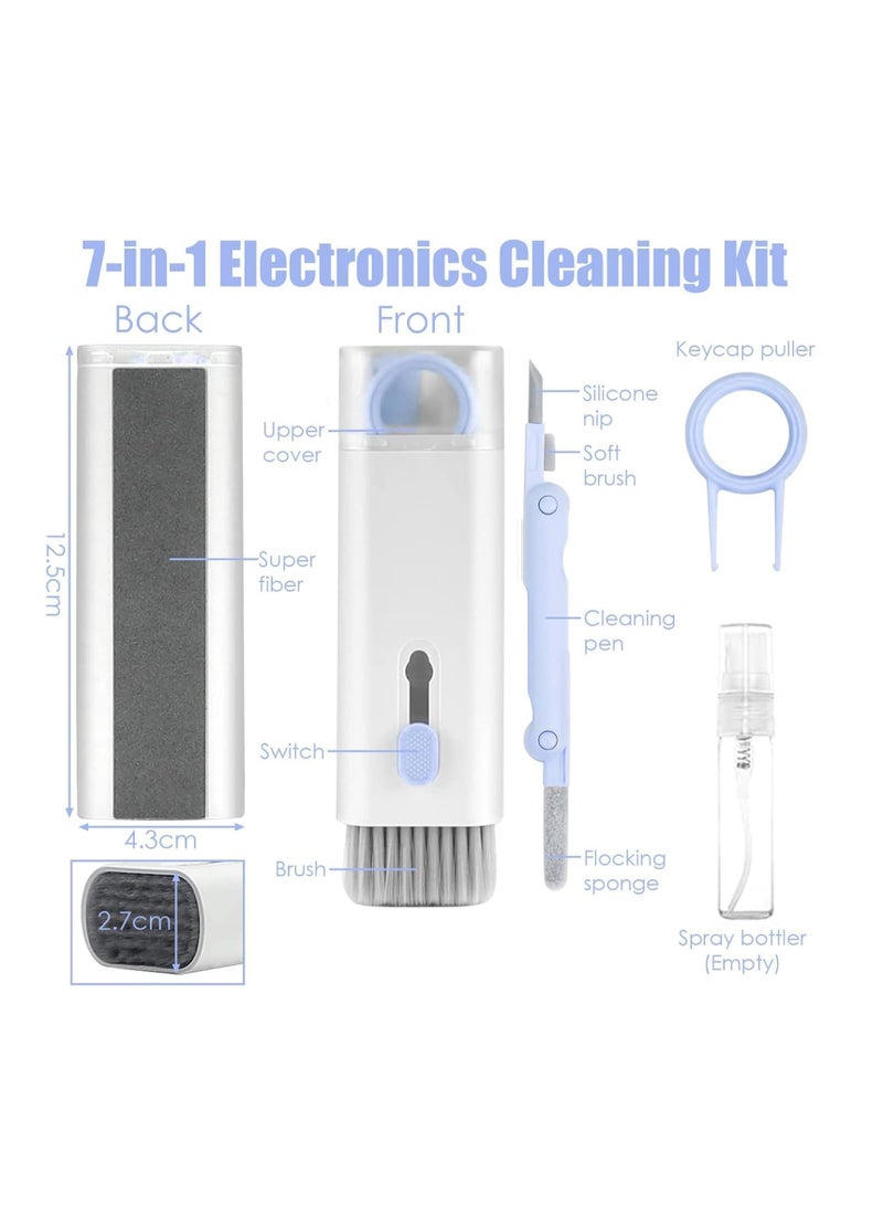 Generic 7 in 1 Electronics Cleaning Kit for AirPods Pro, iPhone, iPad, iPod, MacBook, Multifunctional for Keyboard, Cell Phone, Computer, Laptop, Monitor, Earphone, Tablet, TV, Blue, by ZIWAN  - Image 2