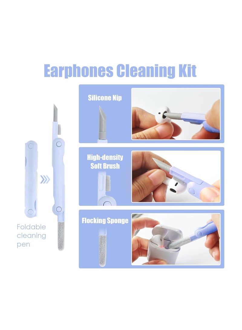 Generic 7 in 1 Electronics Cleaning Kit for AirPods Pro, iPhone, iPad, iPod, MacBook, Multifunctional for Keyboard, Cell Phone, Computer, Laptop, Monitor, Earphone, Tablet, TV, Blue, by ZIWAN  - Image 3