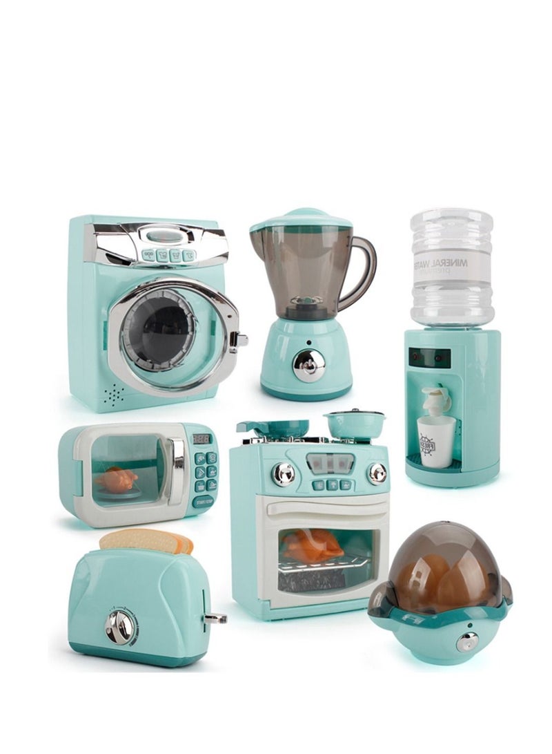 NIBEMINENT Children's toys small appliances kitchen toys boys and girls simulation electric small appliances set  - Image 2