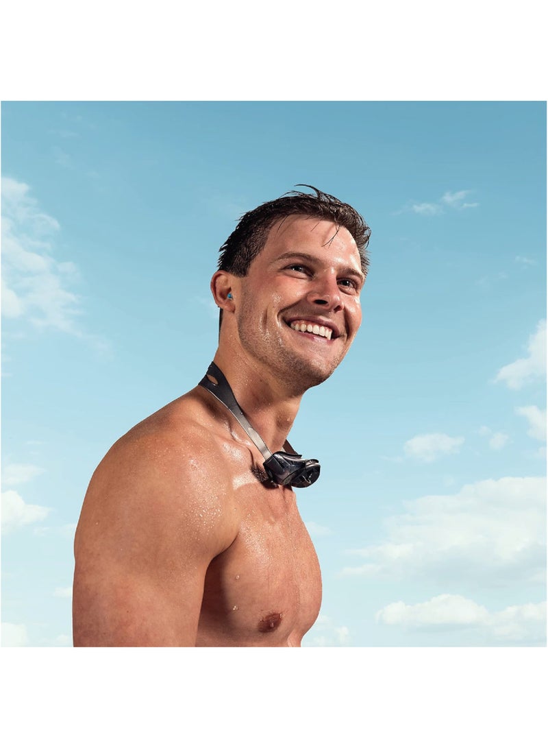 Alpine سدادات أذن مائية قابلة لإعادة الاستخدام من ألباين سويم سيف – تحمي من الماء والالتهابات، مع علبة تخزين - Image 4