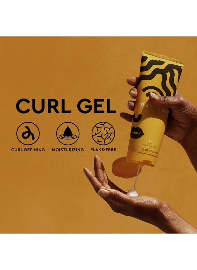PATTERN - Beauty by Tracee Ellis Ross Curl Gel, 25 Fl Oz, Great for Curlies, Coilies and Tight-Textured Hair, 3a-4c - Image 1