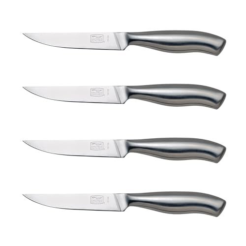 Chicago Cutlery Insignia Steel 4-Piece Steak Knives, 4.5" Stainless Steel Blades for Effortless Cutting, For Home Kitchen and Professional Use - Image 1