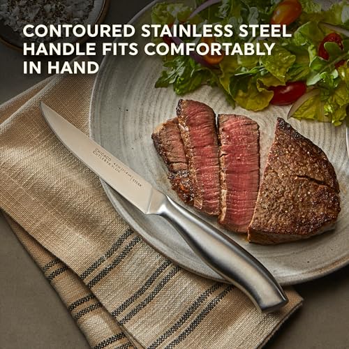 Chicago Cutlery Insignia Steel 4-Piece Steak Knives, 4.5" Stainless Steel Blades for Effortless Cutting, For Home Kitchen and Professional Use - Image 3