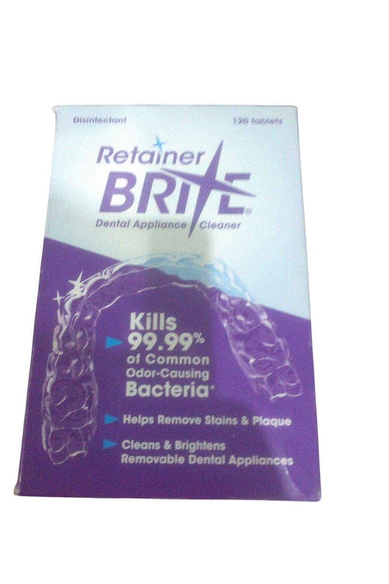 Retainer Brite Retainer Brite Dental Appliance Cleaner, 120 Tablets 