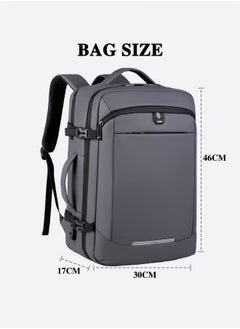 Multi Purpose Large Capacity Laptop Backpack with USB Charge Men 35L Extra Large Carry On Backpack Men Water Resistant Traveling Suitcase Weekender Bag Daypack for Business - pzsku/Z6A2DC77F935BAF660848Z/45/_/1732094344/070c462f-afd6-437e-9a76-dae96c9e9025