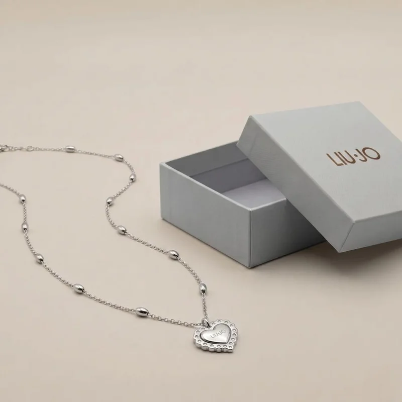 Liu Jo  Liu Jo Stella Silver Necklace - LJ3204 for Women | Best Price UAE