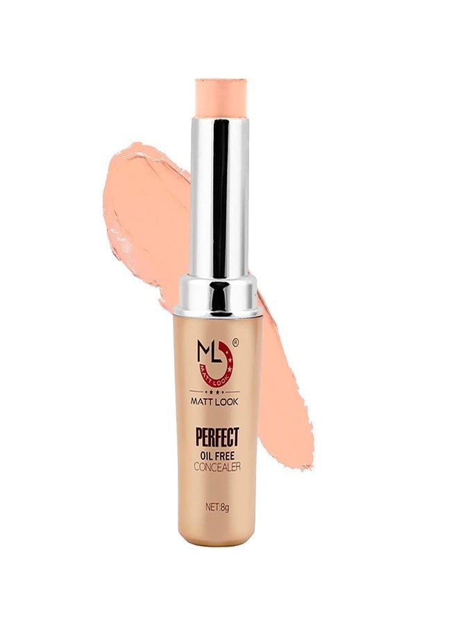 MATT LOOK Perfect Concealer Stick for Dry Skin | Oil-Free | Non-Greasy | Dark Circle Under Eye Cream | Lightweight Formula | Face Makeup for All Skin Types - Give -Me-Sun (8gm) - Image 1
