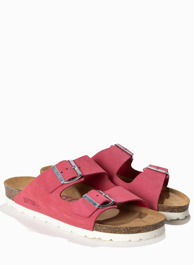 BAYTON Atlas Leather Flat Sandals