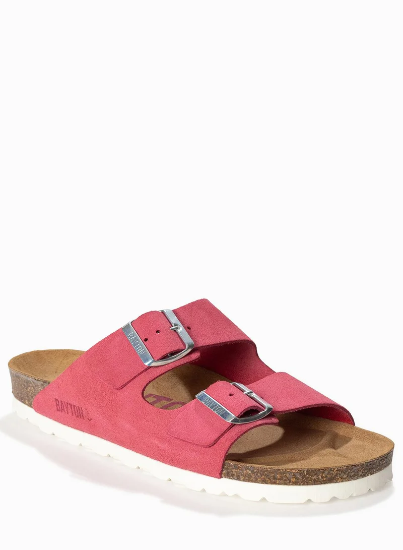 BAYTON Atlas Leather Flat Sandals