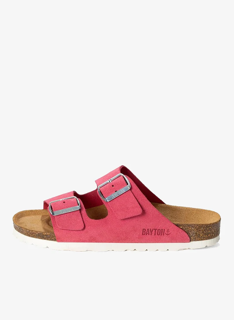 BAYTON Atlas Leather Flat Sandals