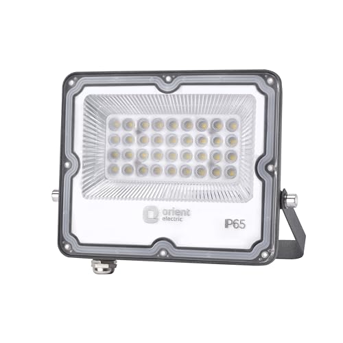 Orient Electric Razor Plus 100 W LED Flood Light | IP65 Waterproof Outdoor Light with Lens Design | 5kV Surge Protection, 440V Compatible | Wide Angle Beam, Ultra Slim Design | Warm White - Pack of 1 - Image 5