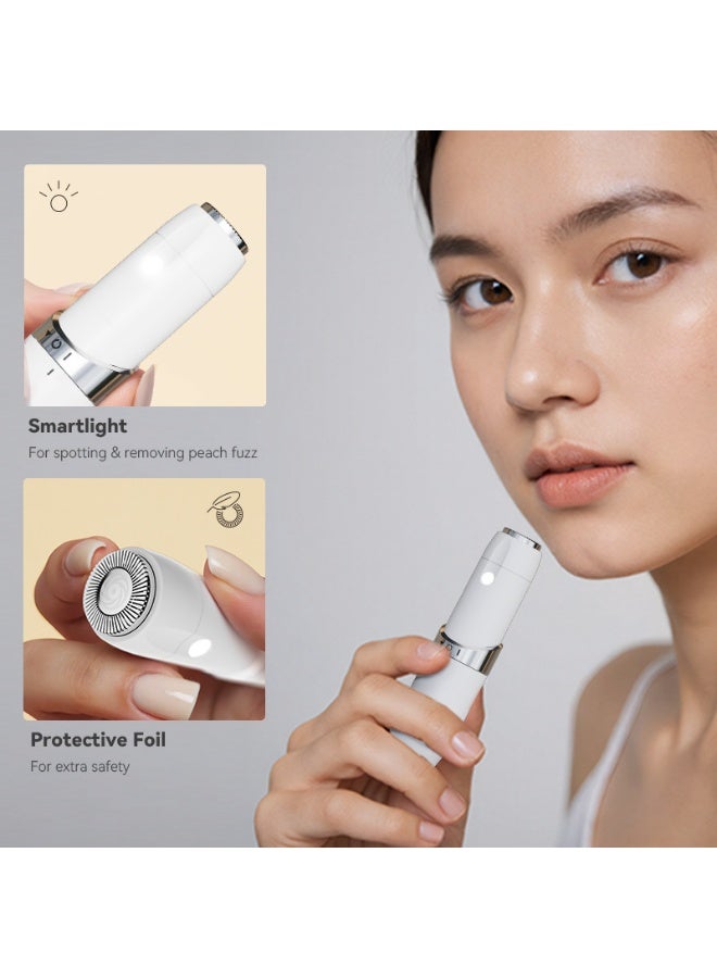 Western Mountains New Women's Facial Shaver Lipstick Electric Eyebrow Trimmer Portable Facial Shaver (Pink) - Image 2