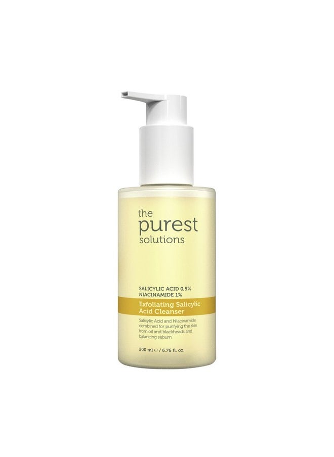 the purest solutions The Purest Solutions 0,5% Salicylic Acid + 1% Niacinamide Exfoliating Cleanser (6.76 fl. oz)  - Image 1