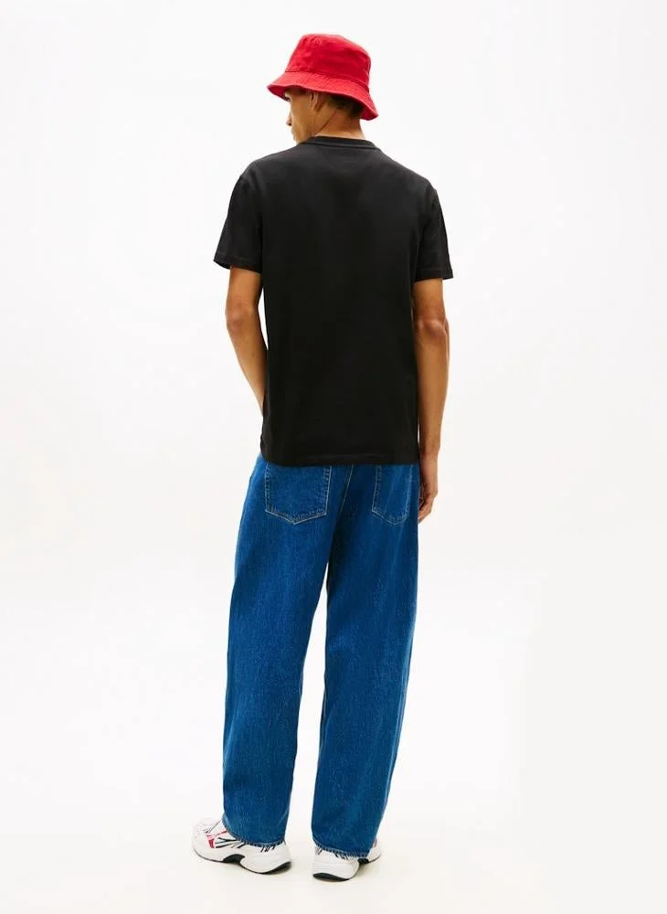 TOMMY JEANS  Signature Logo Jersey T-Shirt for Men | Best Price UAE