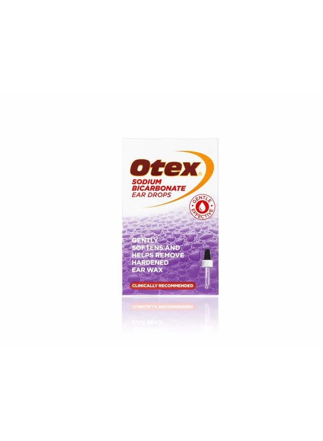 Otex Sodium Bicarbonate Drops for Effective, Gentle Removal of Excessive, Hardened Ear Wax, 10ml - Image 1
