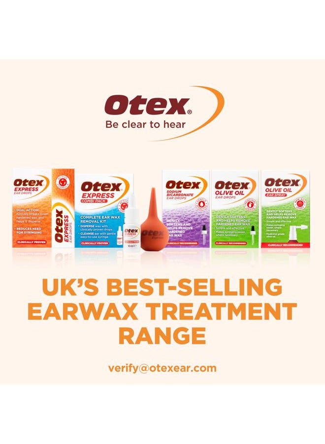 Otex Sodium Bicarbonate Drops for Effective, Gentle Removal of Excessive, Hardened Ear Wax, 10ml - Image 5