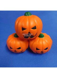 High Elasticity Pu Foam Colorful Toy Balls 40mm Inspirational Children's Play Balls Smooth Surface Polyurethane Foam-Color:Pumpkin Ball 70*65mm-Diameter:See Color Details