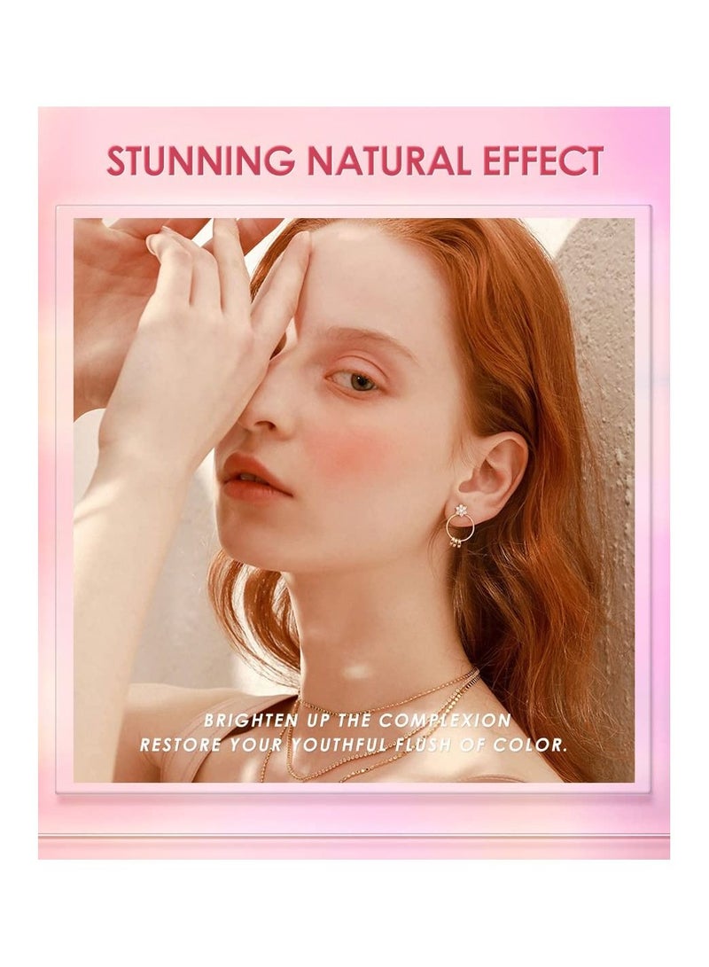 Y&D Liquid Blush 4 Colors Cream Makeup for Cheeks Natural-Looking Lightweight Velvet Rare Beauty Sheer Flush Blusher Breathable  - Image 3
