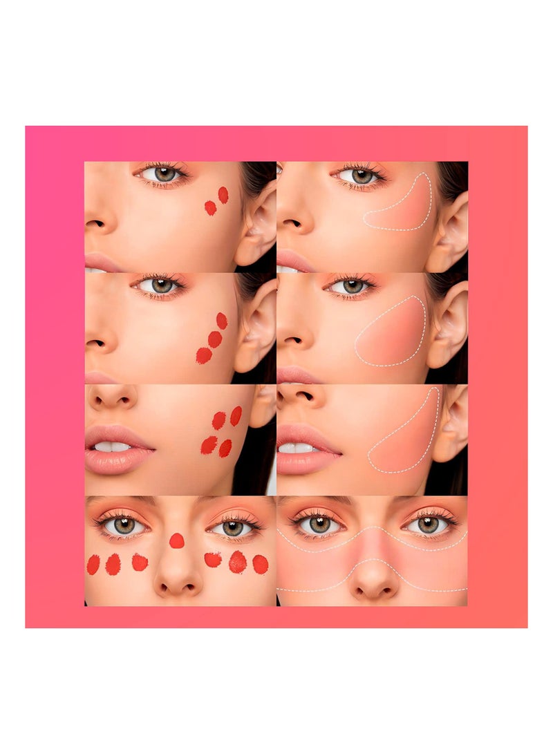 Y&D Liquid Blush 4 Colors Cream Makeup for Cheeks Natural-Looking Lightweight Velvet Rare Beauty Sheer Flush Blusher Breathable  - Image 4