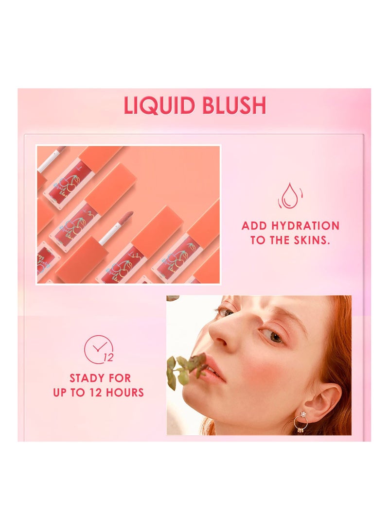 Y&D Liquid Blush 4 Colors Cream Makeup for Cheeks Natural-Looking Lightweight Velvet Rare Beauty Sheer Flush Blusher Breathable  - Image 5