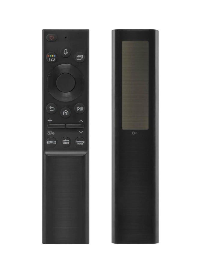 ريبنيو جهاز التحكم عن بعد الصوتي BN59-01357 الذي يعمل بالطاقة الشمسية مناسب لأجهزة تلفزيون سامسونج الذكية، جهاز التحكم عن بعد الذي يعمل بالطاقة الشمسية مع 3 أزرار اختصار - Image 1