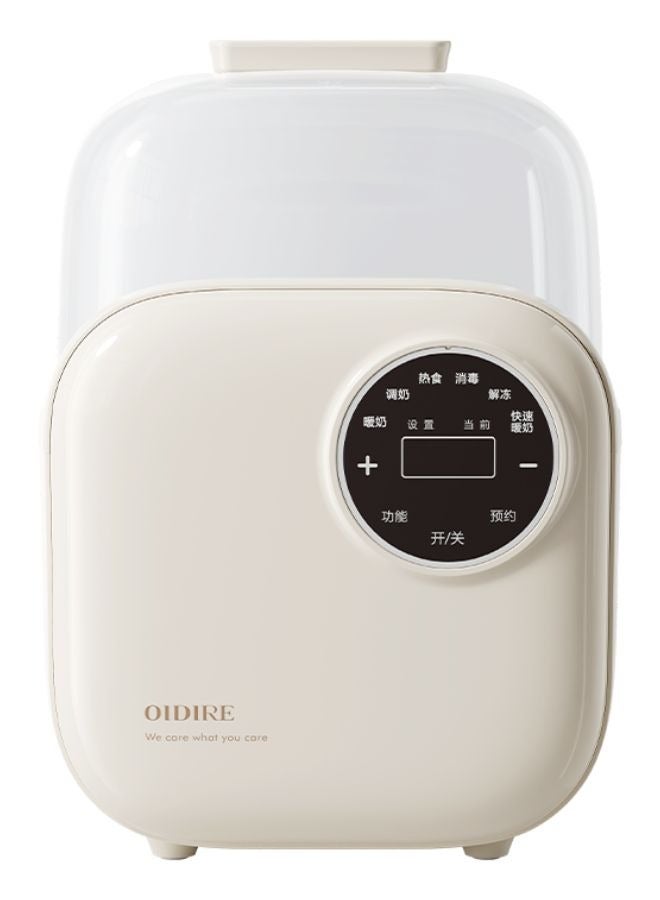 OIDIRE Multifunctional Baby Bottle Warmer Steam Sterilizer Heater & Thaw for Formula Breastmilk Keep Warm with Smart Temperature Control 360* Three Dimensional Steam Surround BPA free 200W - Image 1