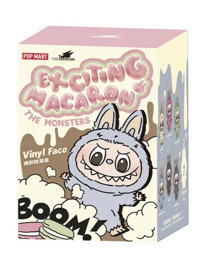 POP MART Labubu The Monsters - Tasty Macarons Vinyl Face Blind Box Random Design - SINGLE BOX (1PC only)  - Image 1