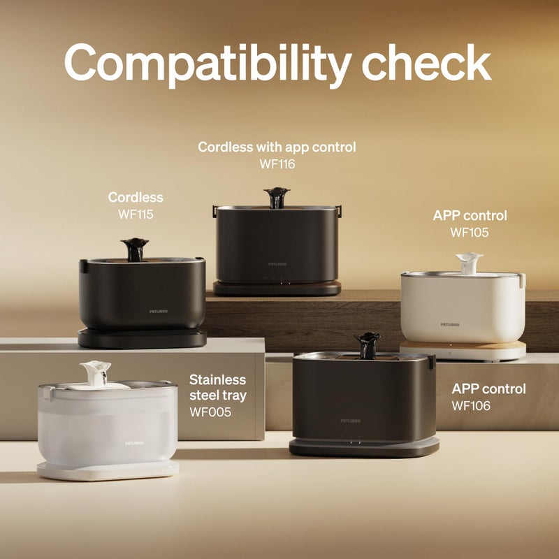 PETLIBRO Cat Water Fountain Filter Replacement, 8 Packs Pet Fountain Filter & Sponges for Dockstream WF106/WF116/WF105/WF115/WF005/WF305, 4 Months Set Easy-Swap PETLIBRO Cat Water Dispenser Filter - Image 2