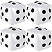 Mototo 4 Pieces Jumbo Inflatable Dice 126 Inch Large Inflatable Dice Fun Game Toy for Indoor Outdoor Lawn Swimming Pool Party Favor Board Game Decoration White - Image 2