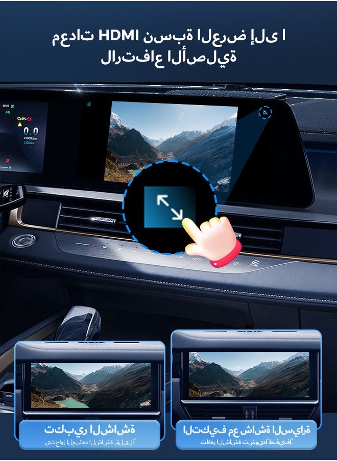 2025 CarlinKit HD2CP Pro CarPlay To HDMI 3-In-1 Wireless CarPlay Android Auto Smart Car Box Plug&Play 2K Video Streaming Box