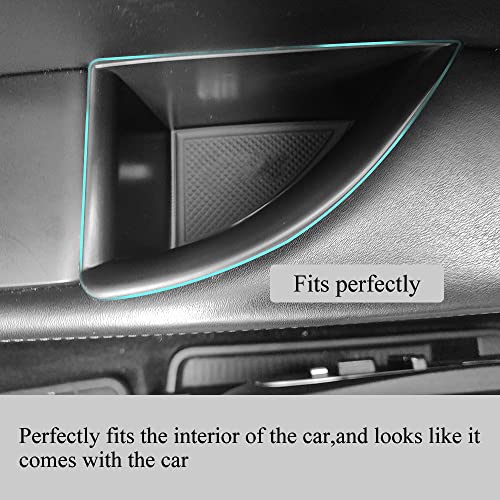 Vesul Front Row Door Organizer Storage Tray Compatible with Lincoln MKX 2016-2018 and Nautilus 2019-2021 Armrest Box Phone Container Grab Handle Tray ABS Tray Insert Glove Pallet - Image 5