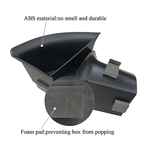 Vesul Front Row Door Organizer Storage Tray Compatible with Lincoln MKX 2016-2018 and Nautilus 2019-2021 Armrest Box Phone Container Grab Handle Tray ABS Tray Insert Glove Pallet - Image 3