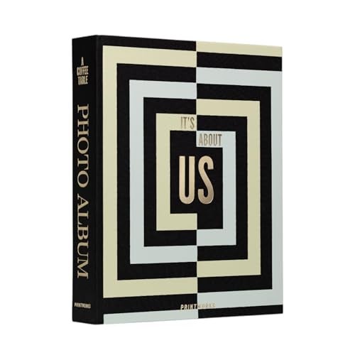 Printworks Its About Us Photo Album Elegant Multicolor Coffee Table Photo Book Large Picture Album with 30 Pages Writing Space Expandable Design Fits 4x6 Pictures - Image 1